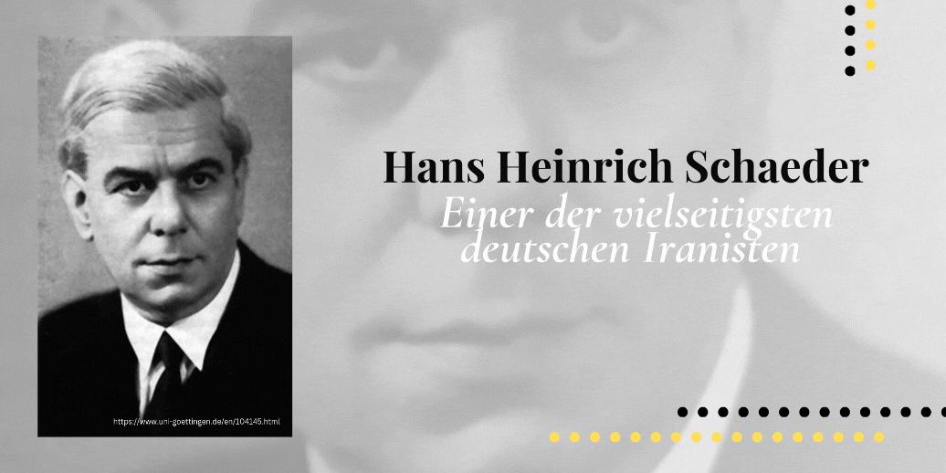 Hans Heinrich Schaeder – Deutscher Iranist